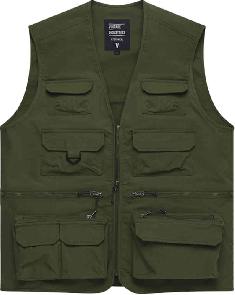 Vintage Industries - Vintage Industries Legends fishing vest Groen